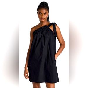 XIRENA Black asymmetrical dress, BNWT- size Medium